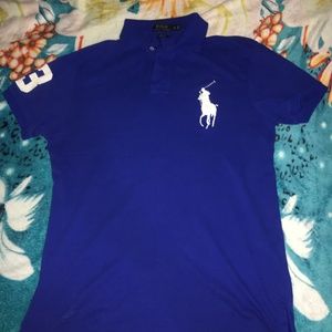LOT of 5 Polo Ralph Lauren shirts M custom fit.EUC
